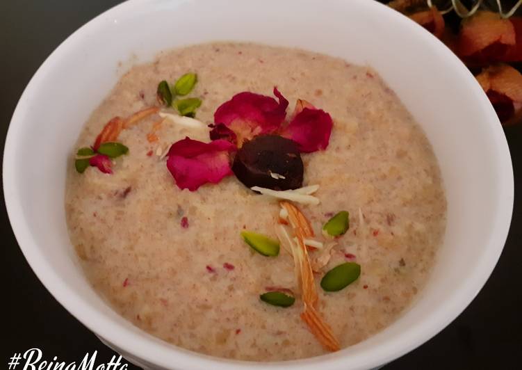 brown rice dates kheer recipe main photo