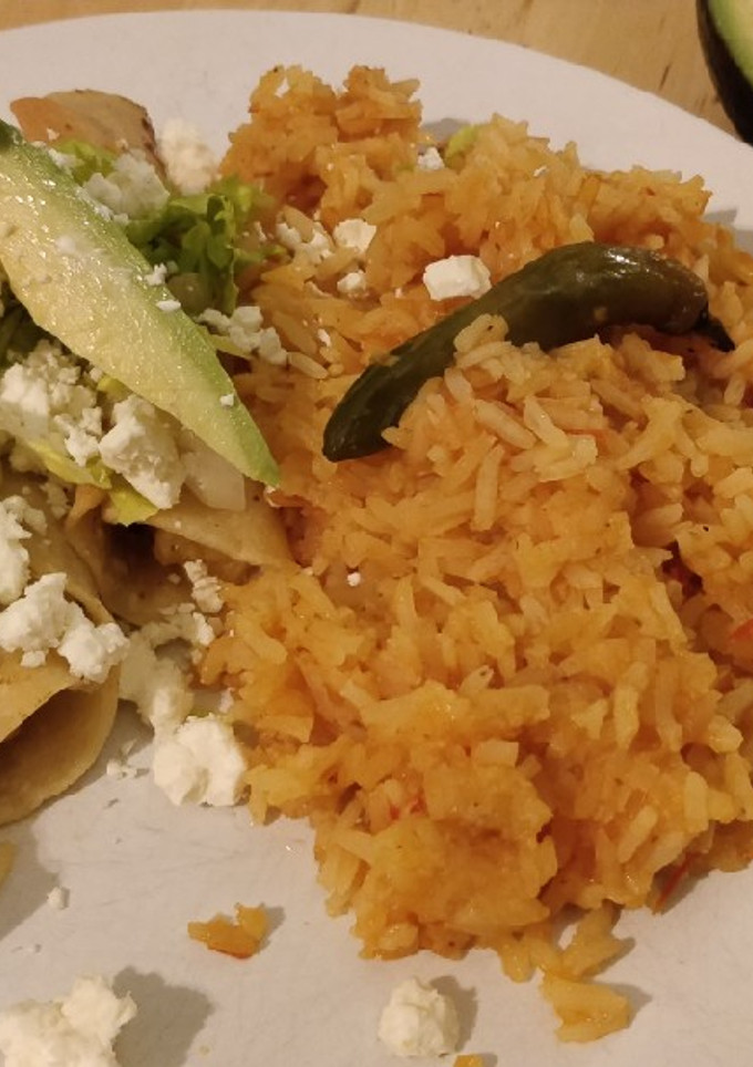Una foto de Arroz rojo