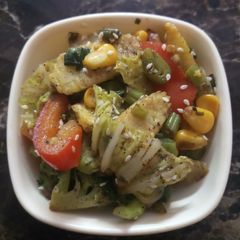 Sesame stir fry vegetable salad A picture of Sesame stir fry vegetable salad.