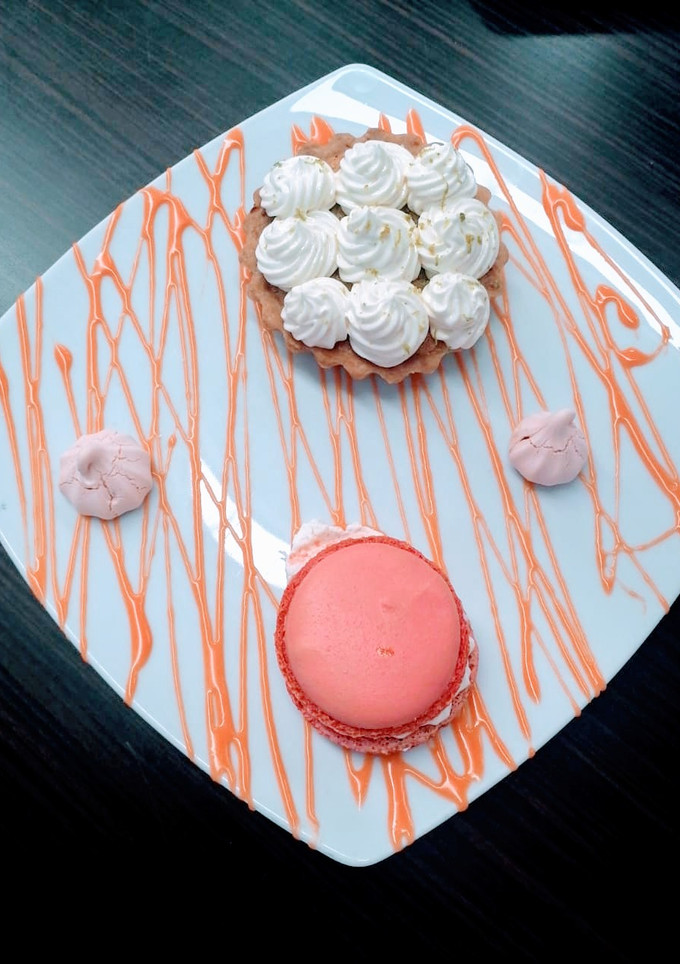Una foto de Macarrons pink