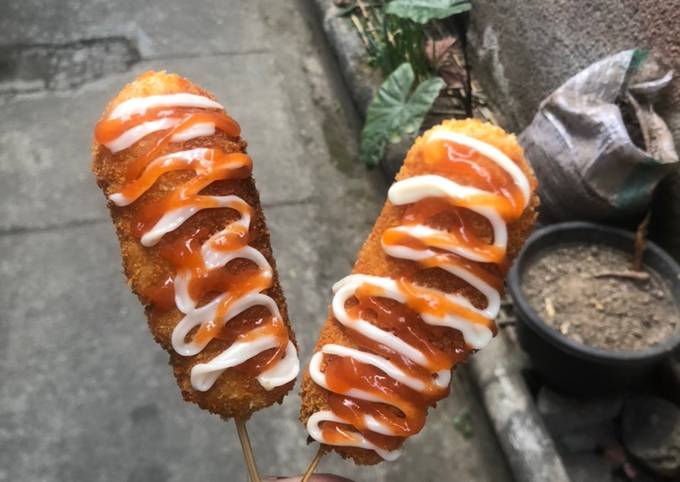 Resep Corn dog sosis mini #idejualan oleh Safitri Tiara - Cookpad