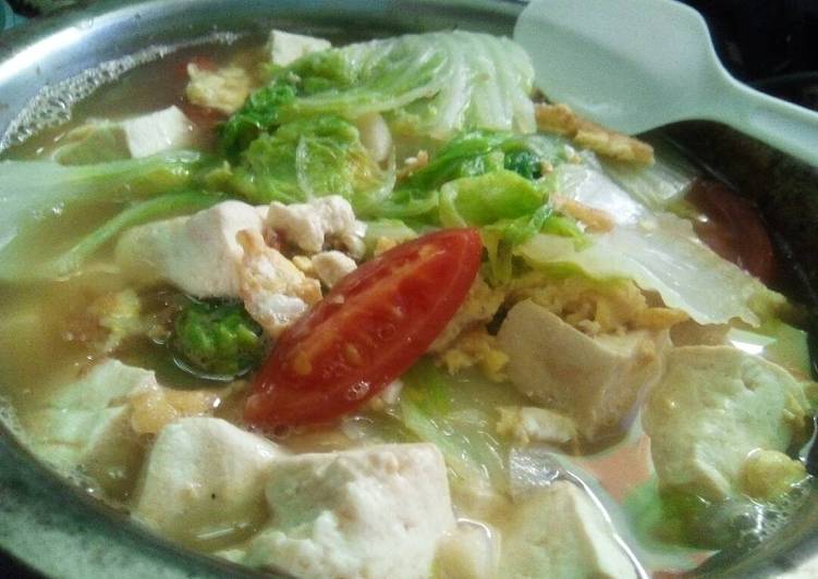 Resep Sup tahu sawi sehat, Lezat