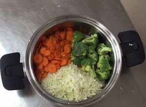 Una foto de Verduras Cocidas Sin Agua