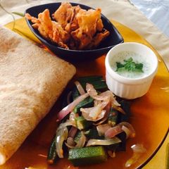 A picture of Bhindi fry.
