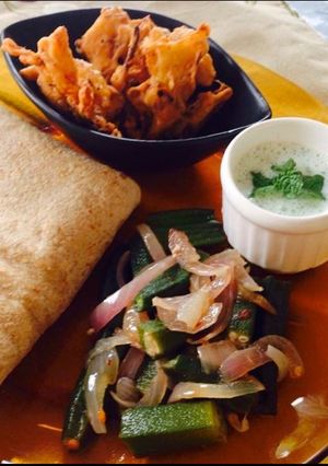 A picture of Bhindi fry.