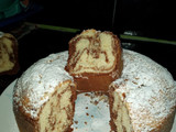 Budín marmolado