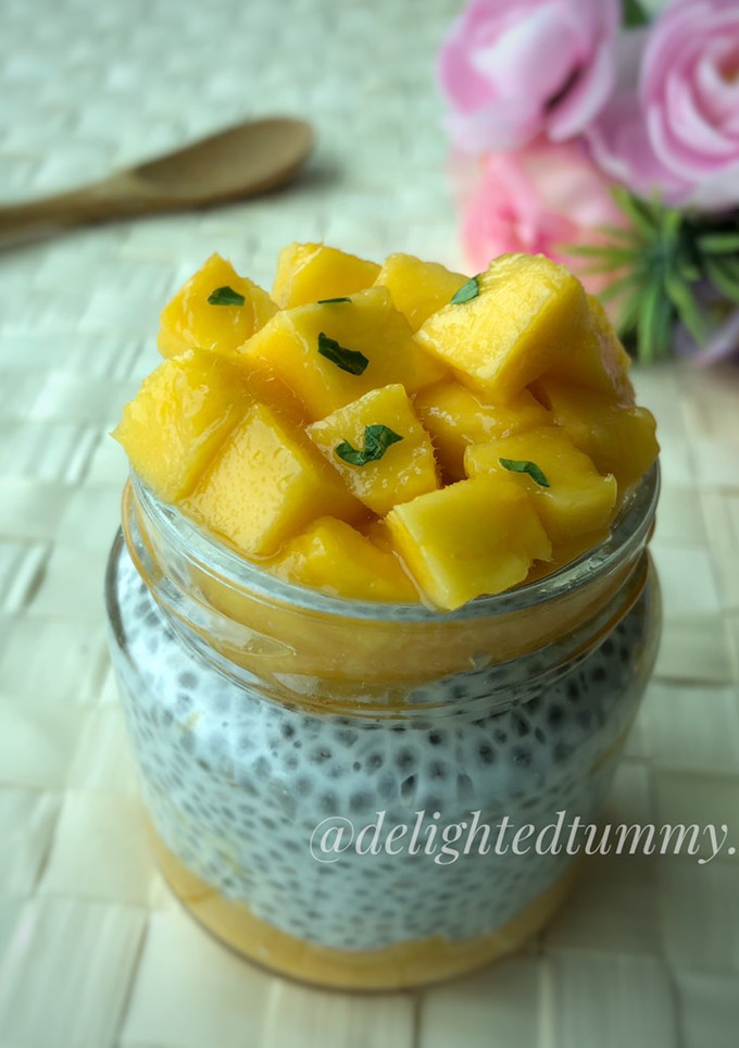 Foto resep Chia seed pudding mangga 🥭