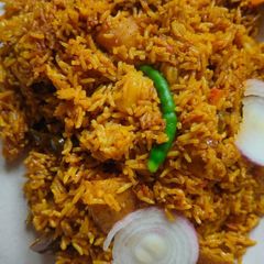 A picture of Potato Tahari /Aloo Tehari/Veg Tahari.