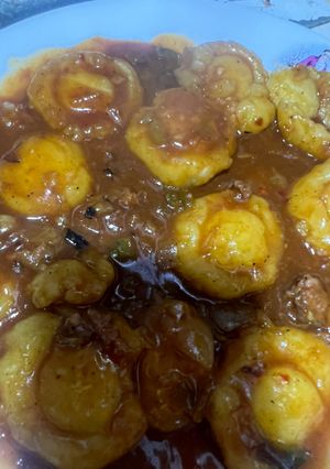 صورة لوصفة بطاطا شكل فطر اكله يابانيه