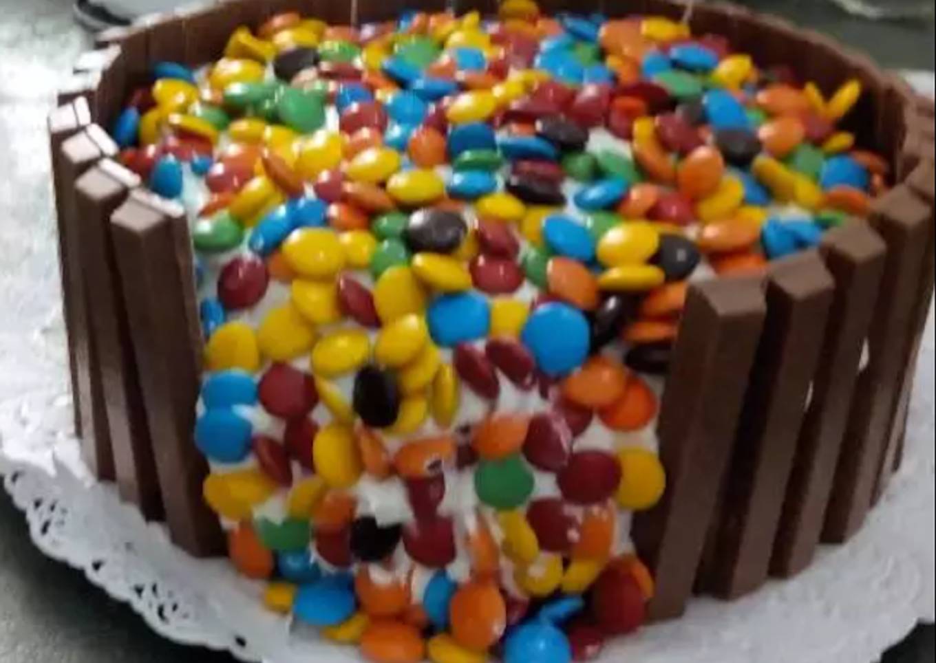 Torta dulce y fresca para las fiestas