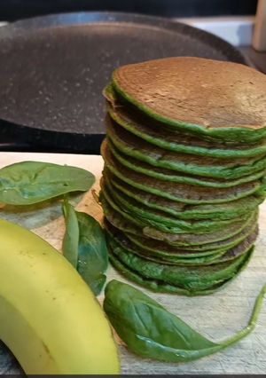 Foto di Pancake 🥞agli spinaci🌱