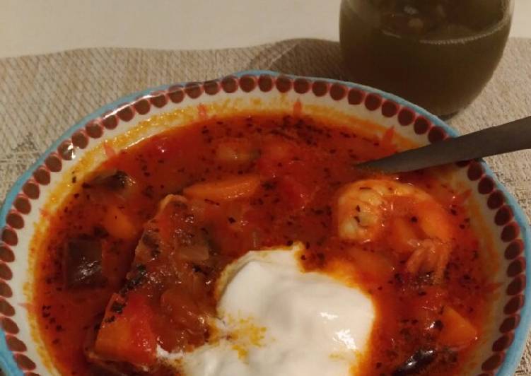 Easiest Way to Make Perfect Turkish seafood soup ♪
