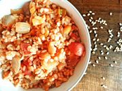 Una foto de arroz chino