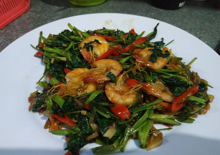 Resep masakan Oseng kangkung saos tiram | Cara Buat Oseng kangkung saos tiram Yang Bikin Ngiler