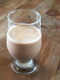 Milkshake de banana y chocolate