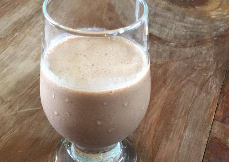 Milkshake de banana y chocolate