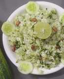 Cucumber Poha