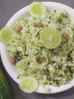 A picture of Cucumber Poha.