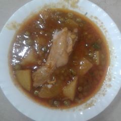 A picture of Chicken alo mater.