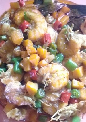 Foto resep Tumis Udang wortel buncis