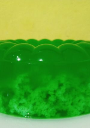 Foto resep Pudding lumut pasta pandan