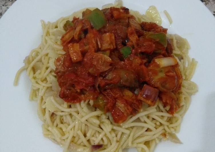 Resep Spaghetti Saus Tuna, Lezat Sekali
