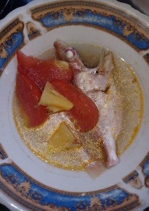 Hình của món Canh cá bã trầu cà chua thơm (dứa).
