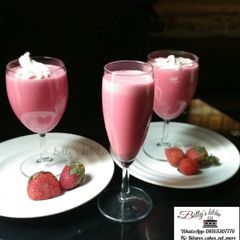 A picture of Strawberry milkshake.