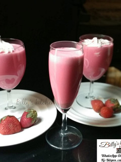 A picture of Strawberry milkshake.