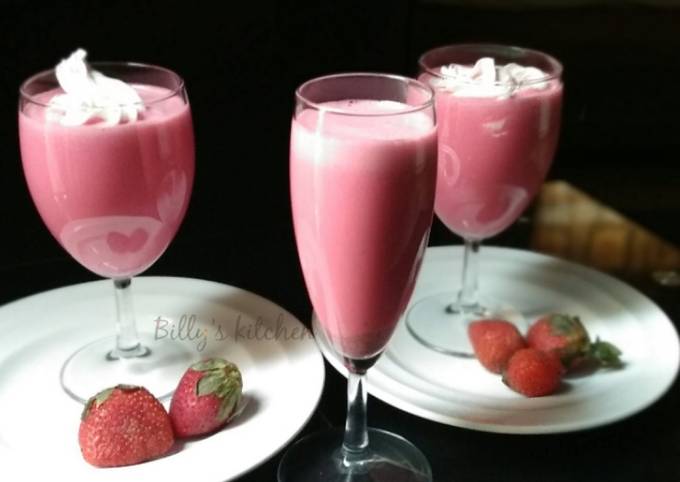 Strawberry milkshake