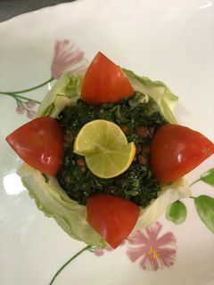 صورة لوصفة تبولة