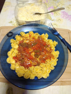 Una foto de Pasta con Salsa