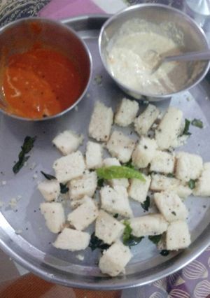 A picture of Dhokla.