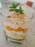 Parfait light a la LuzMa con frutos tropicales
