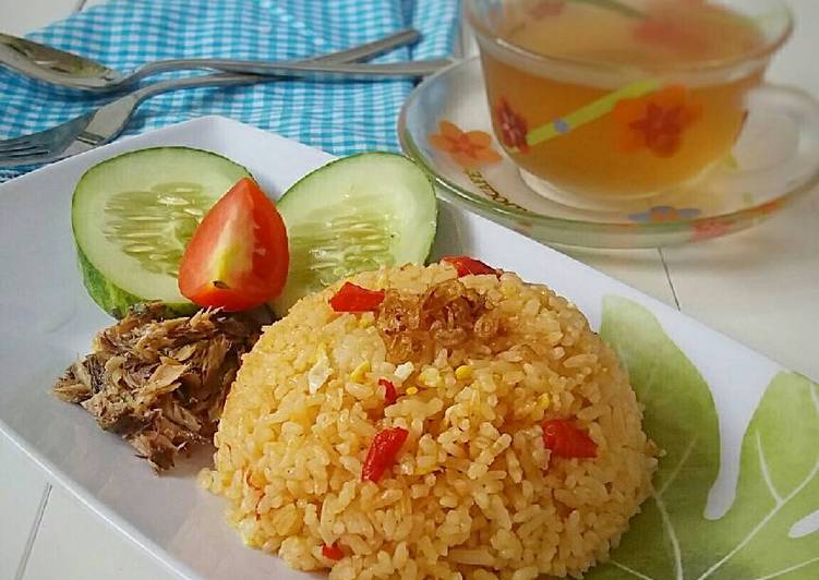 6Resep: Nasi Goreng Simple - Sarapan Keluarga #day3 yang Gurih