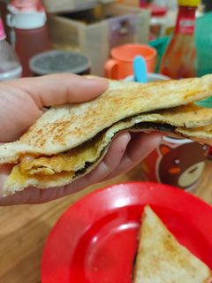 Foto resep Sandwich telur dadar + nori