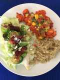Ensalada con coles de Bruselas