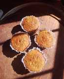 Muffins Integrales de Naranja y Nueces