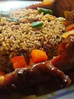 Una foto de Costillas en salsa agridulce de mango