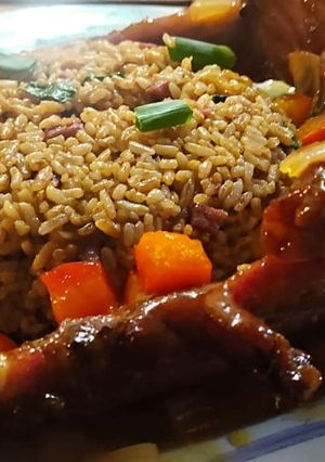 Una foto de Costillas en salsa agridulce de mango