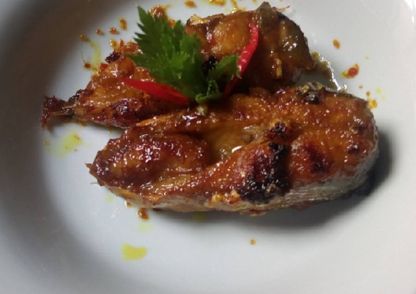 Ikan patin panggang bakar telfon