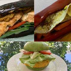 Una foto de Sándwiches en versiones sin pan