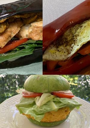 Una foto de Sándwiches en versiones sin pan