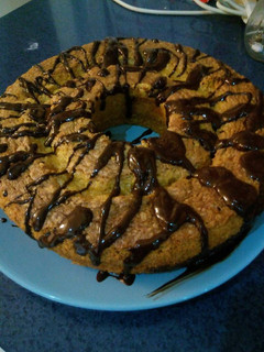 Una foto de Bizcocho de zanahoria con chocolate puro 80%