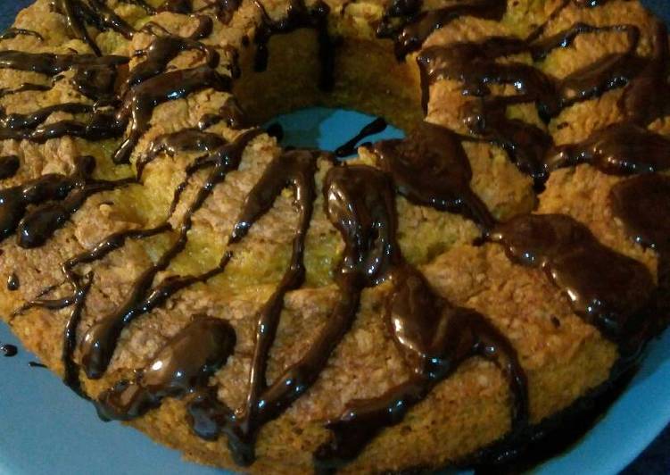 Bizcocho de zanahoria con chocolate puro 80%