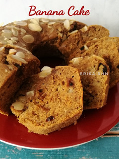 Foto resep Banana cake ala chef Farah Quinn (no mixer)