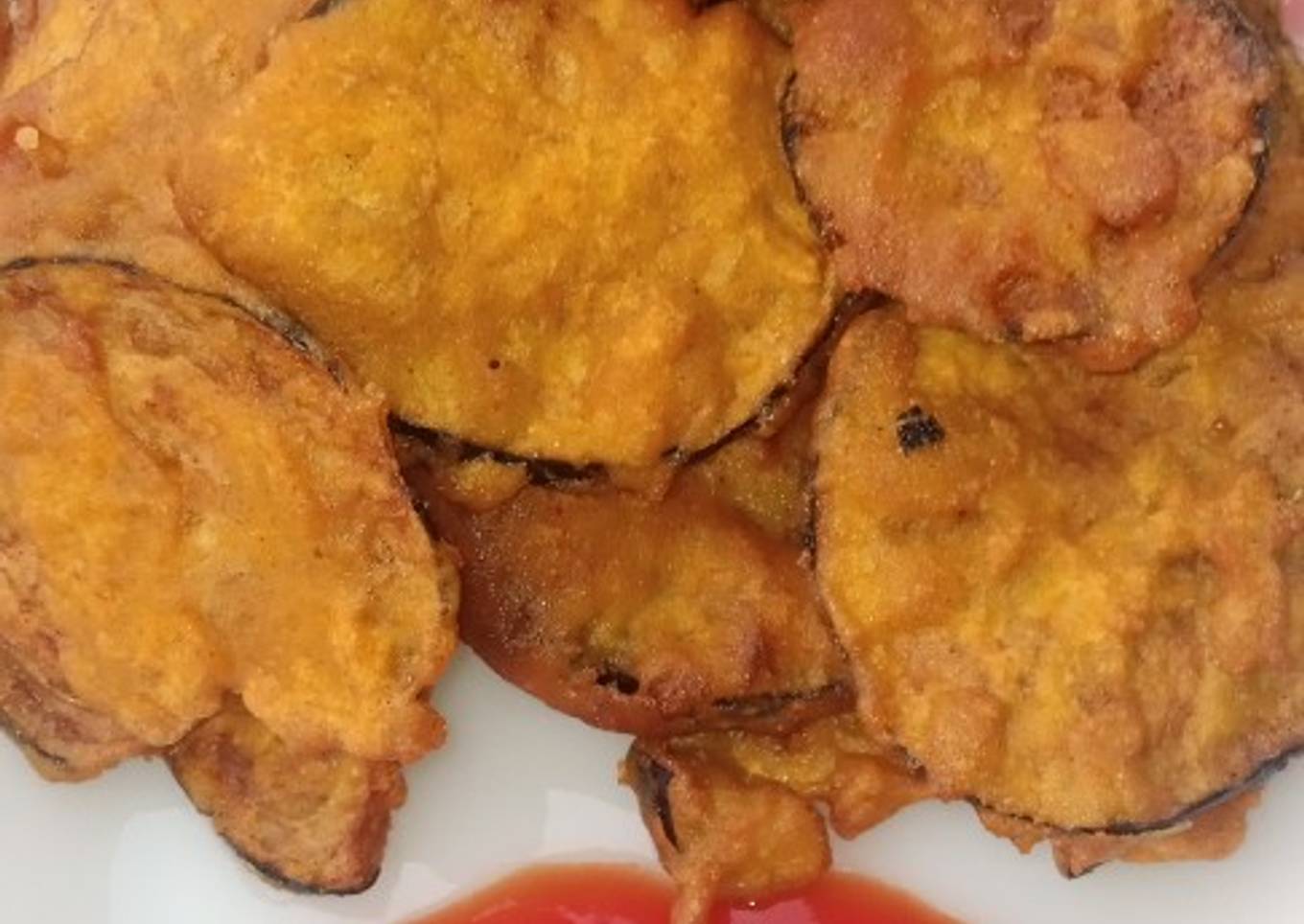 Eggplant pakora