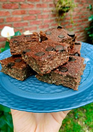 Una foto de Brownie de banana (SALUDABLE y ECONÓMICO)