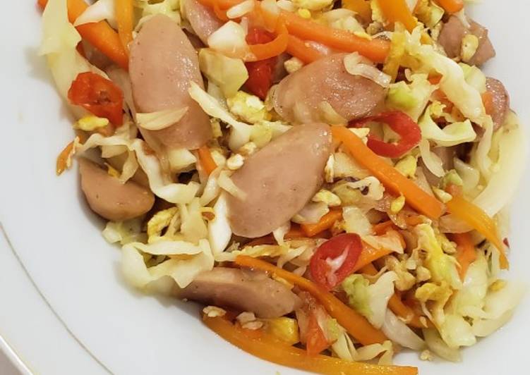 Cara Gampang Buat Orak arik kol wortel, Enak Banget