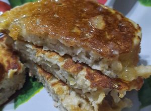 Una foto de Pancakes de manzana